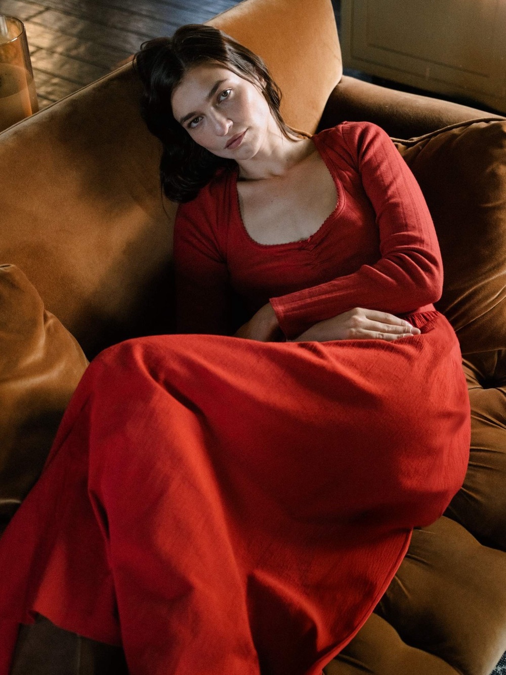 CHRISTY DAWN Ramona dress in crimson - Picture 7 of 15